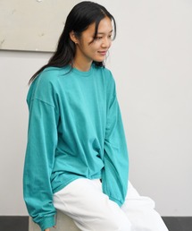 TOWNCRAFT / タウンクラフト 90S PIGMENT LS TEE ピグメントダイ 無地 長袖Tシャツ
