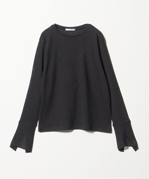 BEAUTY&YOUTH UNITED ARROWS(ビューティーアンドユースユナイテッドアローズ)の「レースカフス ロングスリーブ カットソー(Tシャツ/カットソー・レディース・ワイン/ブラック/オフホワイト・FREE)」の6枚目の写真