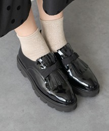 inter-chaussures | 【INTER-CHAUSSURES】リボンキルトタンクソールシューズ(I51629)(ドレスシューズ)