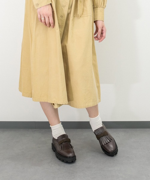 セール】【INTER-CHAUSSURES】リボンキルトタンクソールシューズ