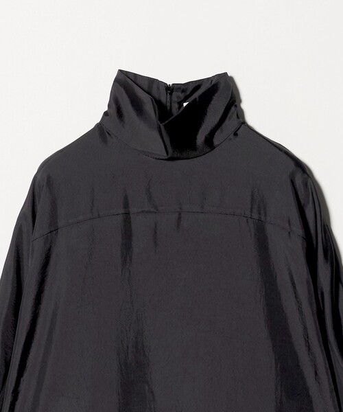 CINOH（チノ）の「＜CINOH＞ハイネック ブラウス（シャツ/ブラウス・レディース・オフホワイト/ブラック・36）」の4枚目の写真