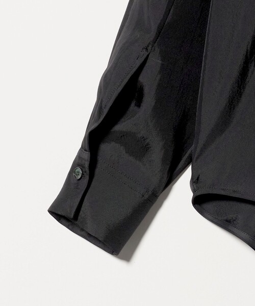 CINOH（チノ）の「＜CINOH＞ハイネック ブラウス（シャツ/ブラウス・レディース・オフホワイト/ブラック・36）」の5枚目の写真