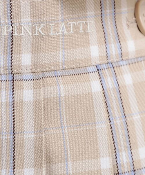 PINK-latte(ピンクラテ)の「【2026年入卒・セレモニー・卒服】チェックプリーツスカート(スカート・キッズ・ネイビー/ライトベージュ・15 /16)」の13枚目の写真