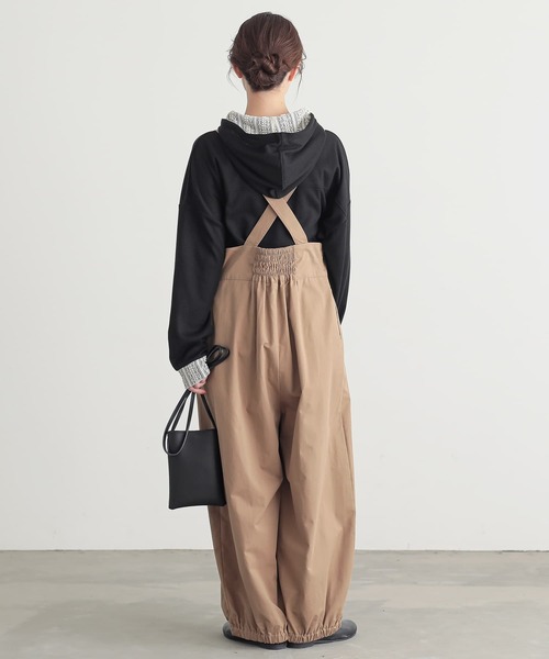 n'OrLABEL（ノアールレーベル）の「【機能素材】『レース切替ワッフルフードカットソー』（パーカー・レディース・ブルー/ブラック・FREE）」の21枚目の写真