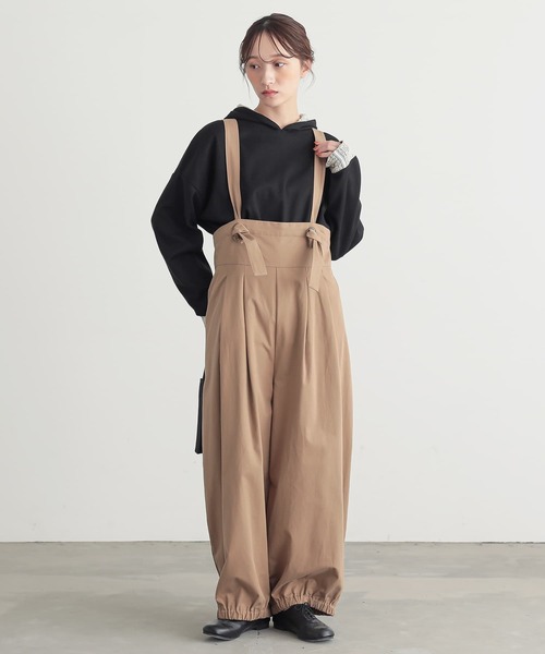 n'OrLABEL（ノアールレーベル）の「【機能素材】『レース切替ワッフルフードカットソー』（パーカー・レディース・ブルー/ブラック・FREE）」の20枚目の写真