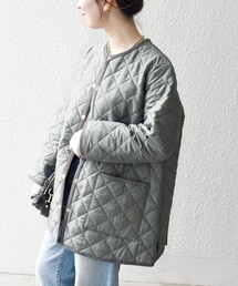 Traditional Weatherwear: ARKLEY Aライン ミドル ノーカラー コート