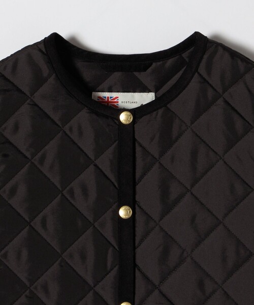 Traditional Weatherwear（トラディショナルウェザーウェア）の「Traditional Weatherwear: ARKLEY Aライン ミドル ノーカラー コート（ノーカラーコート・レディース・オリーブ/ブラック・ONE SIZE）」の21枚目の写真