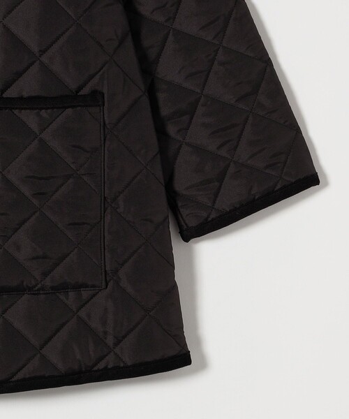 Traditional Weatherwear（トラディショナルウェザーウェア）の「Traditional Weatherwear: ARKLEY Aライン ミドル ノーカラー コート（ノーカラーコート・レディース・オリーブ/ブラック・ONE SIZE）」の22枚目の写真