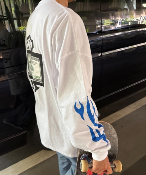 新品MAYO 24ssHEAD SHOT T-shirtヘッドショット刺繍T M MAYO】HEAD SHOT Embroidery short Sleeve Tee - WHITE