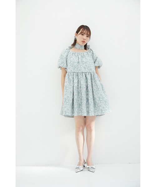 sismetry(シスメトリー)の「【SISMETRY】manyway ジャガードドレス(MA)(ワンピース・レディース・ミント・FREE)」の1枚目の写真
