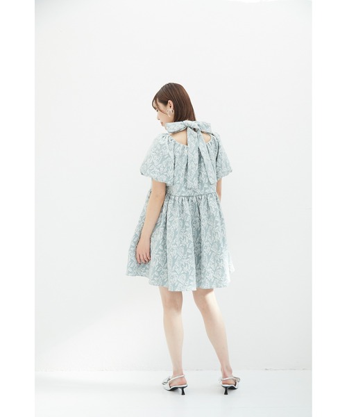 sismetry(シスメトリー)の「【SISMETRY】manyway ジャガードドレス(MA)(ワンピース・レディース・ミント・FREE)」の3枚目の写真
