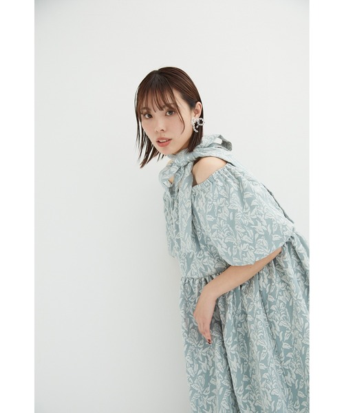 sismetry(シスメトリー)の「【SISMETRY】manyway ジャガードドレス(MA)(ワンピース・レディース・ミント・FREE)」の7枚目の写真