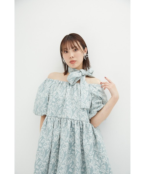 sismetry(シスメトリー)の「【SISMETRY】manyway ジャガードドレス(MA)(ワンピース・レディース・ミント・FREE)」の8枚目の写真