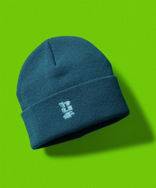 HUF(ハフ)の「MEGABLAST CUFF BEANIE(ニットキャップ/ビーニー・メンズ・ブルー系その他/ブラック/ブラウン系その他・O/S)」の1枚目の写真