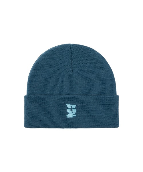 HUF(ハフ)の「MEGABLAST CUFF BEANIE(ニットキャップ/ビーニー・メンズ・ブルー系その他/ブラック/ブラウン系その他・O/S)」の10枚目の写真