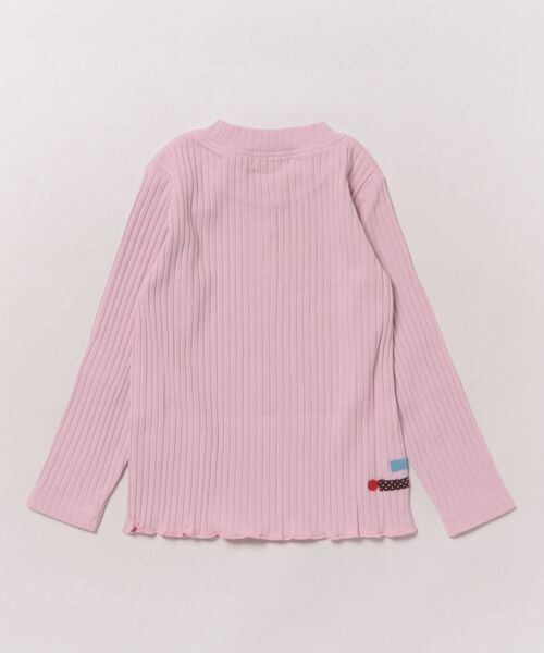 RAGMART(ラグマート)の「テレコ長袖Tシャツ(Tシャツ/カットソー・キッズ・アイボリー/ブラウン/グリーン/ピンク・100cm/110cm/120cm/130cm)」の5枚目の写真