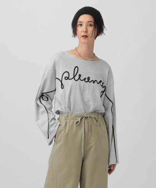 LEPSIM(レプシィム)の「ニュアンスコードプルオーバー 591740(Tシャツ/カットソー・レディース・オフホワイト/グレー/ブラック・FREE)」の3枚目の写真