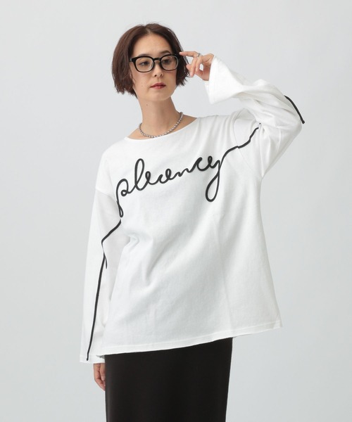 LEPSIM(レプシィム)の「ニュアンスコードプルオーバー 591740(Tシャツ/カットソー・レディース・オフホワイト/グレー/ブラック・FREE)」の6枚目の写真