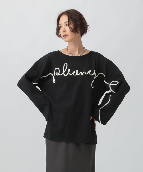 LEPSIM(レプシィム)の「ニュアンスコードプルオーバー 591740(Tシャツ/カットソー・レディース・オフホワイト/グレー/ブラック・FREE)」の10枚目の写真