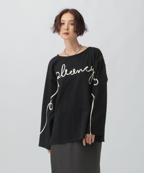 LEPSIM(レプシィム)の「ニュアンスコードプルオーバー 591740(Tシャツ/カットソー・レディース・オフホワイト/グレー/ブラック・FREE)」の12枚目の写真