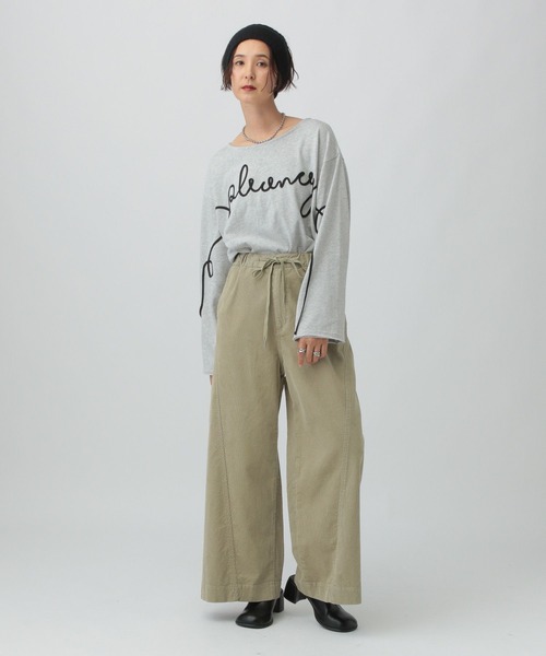 LEPSIM(レプシィム)の「ニュアンスコードプルオーバー 591740(Tシャツ/カットソー・レディース・オフホワイト/グレー/ブラック・FREE)」の21枚目の写真