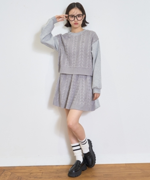 ニットSETUP（セットアップ）｜LOVETOXIC（ラブトキシック）の