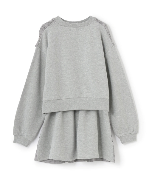 LOVE(*˘︶˘*).。.:*♡ セットアップ 7days】【接触冷感/ひんやり】肩あきT セット（セットアップ