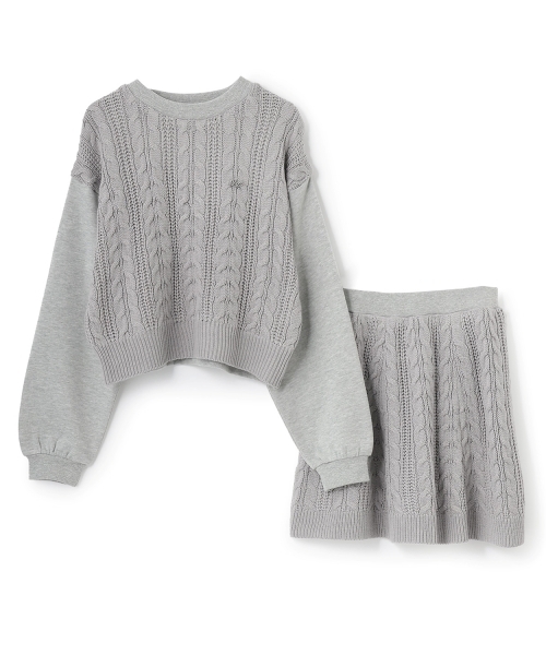 Lovetoxic セットアップ M ブラウス付き セール】ニットSETUP