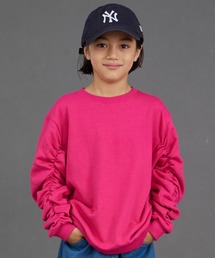 Volume Sweat プルオーバー ベビーピンク Volume Sweat プルオーバー ベビーピンク ピンクオーバーサイズ