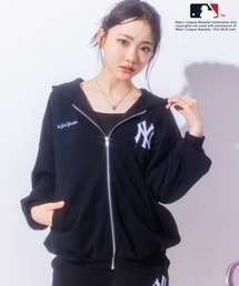 repipi armario（レピピ アルマリオ）の「【MLB】ルーズZIPパーカー（Tシャツ/カットソー・キッズ）」