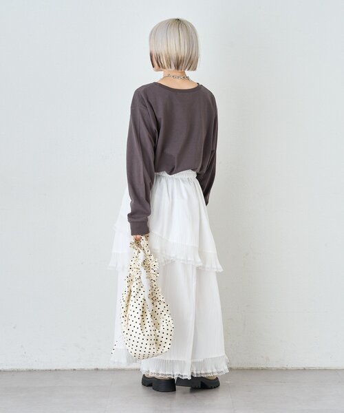 w closet（ダブルクローゼット）の「DOGロンT（Tシャツ/カットソー・レディース・イエロー/チャコールグレー/アイボリー・FREE）」の22枚目の写真