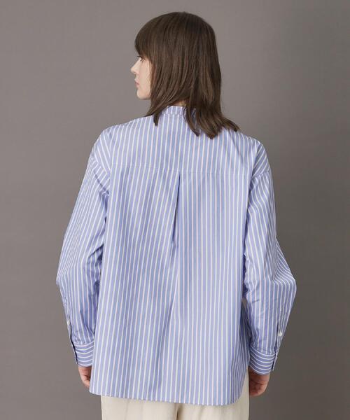 DRESSTERIOR(ドレステリア)の「フロントフリルブラウス(シャツ/ブラウス・レディース・オフホワイト/ブルー系2・36/34/38)」の10枚目の写真