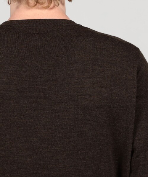 TOMORROWLAND (トゥモローランド)の「TOMORROWLAND tricot スーパーファインメリノウール クルーネックプルオーバー S-WOOL(ニット/セーター・メンズ・イエロー/ネイビー/ブラウン/グリーン/ボルドー/グレイッシュベージュ/ブラック/ライトブルー/チャコールグレー・XL/XS/S/M/L)」の15枚目の写真