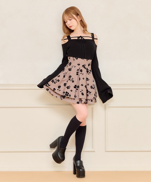 apres jour(アプレジュール)の「ベルスリーブニットトップス(ニット/セーター・レディース・アイボリー/ブラック/ボルドー・X-LARGE/フリー)」の15枚目の写真
