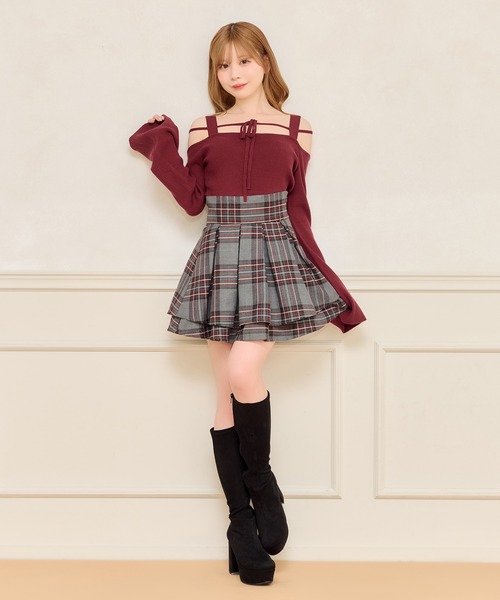 apres jour(アプレジュール)の「ベルスリーブニットトップス(ニット/セーター・レディース・アイボリー/ブラック/ボルドー・X-LARGE/フリー)」の17枚目の写真