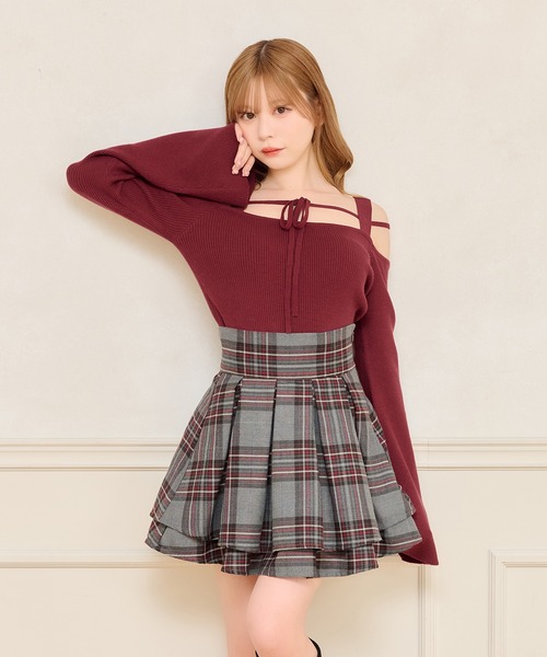 apres jour(アプレジュール)の「ベルスリーブニットトップス(ニット/セーター・レディース・アイボリー/ブラック/ボルドー・X-LARGE/フリー)」の16枚目の写真