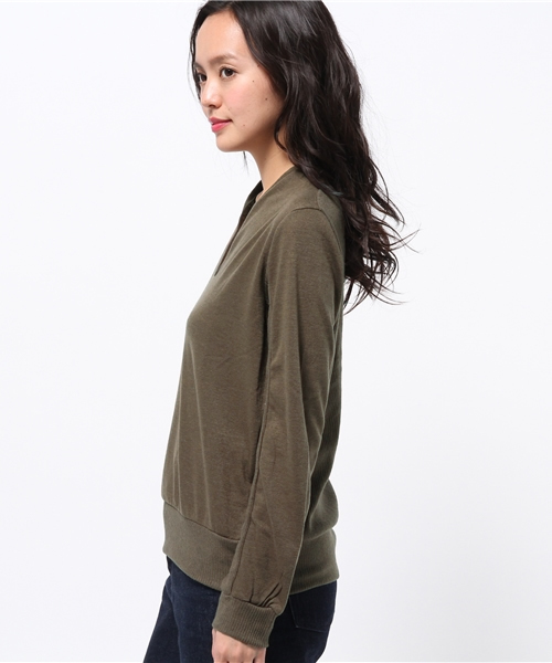 OUTLET（アウトレット）の「【Ciaopanic】ボトルネックPO（Tシャツ/カットソー・レディース・カーキ・FREE）」の3枚目の写真