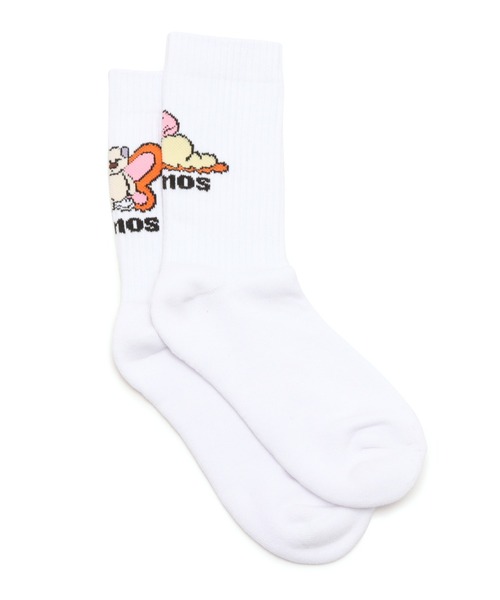 atmos pink（アトモスピンク）の「MARIA SAKURAI x atmos pink Rib Socks / マリア サクライ アトモス ピンク リブ ソックス 【SP】（ソックス/靴下・レディース・ホワイト・23-25）」の3枚目の写真