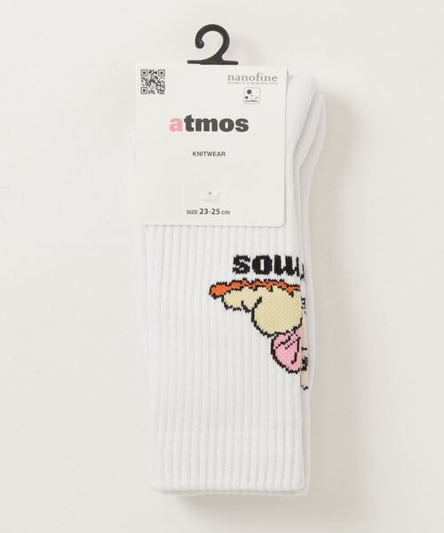 atmos pink（アトモスピンク）の「MARIA SAKURAI x atmos pink Rib Socks / マリア サクライ アトモス ピンク リブ ソックス 【SP】（ソックス/靴下・レディース・ホワイト・23-25）」の6枚目の写真