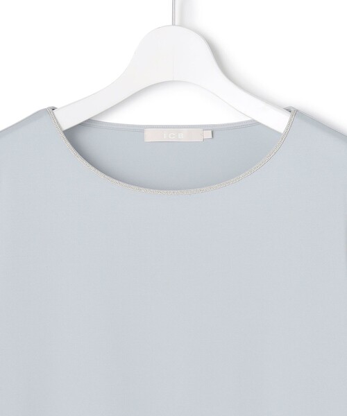 ICB(アイシービー)の「コンパクトモクロディ プルオーバー(Tシャツ/カットソー・レディース・ブラック系/アイボリー系/サックスブルー系・MEDIUM/SMALL/X-SMALL)」の7枚目の写真