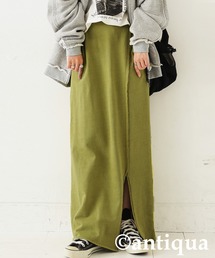 antiqua（アンティカ）の「ピグメント加工 裏毛 スウェットスカート（スカート）」