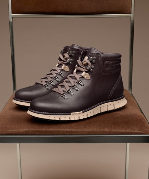 COLE HAAN(コールハーン)の「ゼログランド リマスタード ハイキングブーツ ウォータープルーフ mens(ブーツ・メンズ・ブラウン・8/8.5/9/9.5/10/7.5/7/10.5)」の2枚目の写真