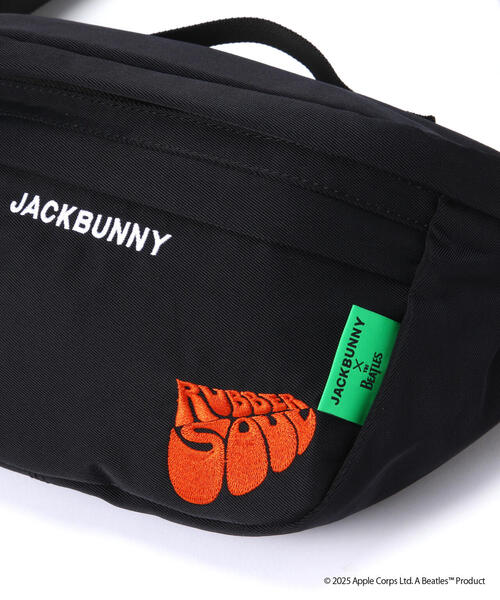 Jack Bunny!!（ジャックバニー）の「【Jack Bunny!!】【The BEATLES ×Jack Bunny!!】ショルダーバッグ (UNISEX)（ショルダーバッグ・レディース・ホワイト/ブラック・FREE）」の6枚目の写真