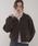 MUHET�i�~���G�[�^�j�́usequin zip-up knit cardigan / �X�p���R�[���W�b�v�j�b�g�J�[�f�B�K���i�J�[�f�B�K��/�{�����j�v�b�u���E��