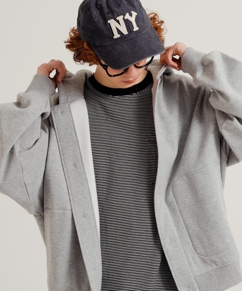 WV PROJECT(ダブリューブイプロジェクト)の「【WV PROJECT】Relax stadium hood jumper/JJOT7730(パーカー・メンズ・チョコ/ブラック/クリーム/グレー/ブラウン・M/L/LL)」の17枚目の写真