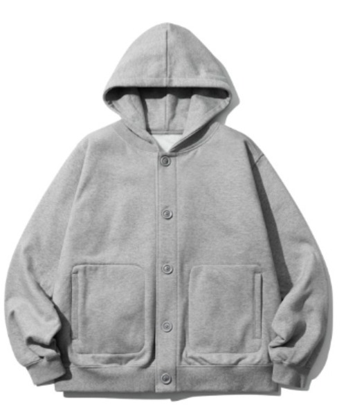 WV PROJECT(ダブリューブイプロジェクト)の「【WV PROJECT】Relax stadium hood jumper/JJOT7730(パーカー・メンズ・チョコ/ブラック/クリーム/グレー/ブラウン・M/L/LL)」の9枚目の写真