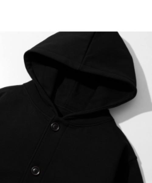 WV PROJECT(ダブリューブイプロジェクト)の「【WV PROJECT】Relax stadium hood jumper/JJOT7730(パーカー・メンズ・チョコ/ブラック/クリーム/グレー/ブラウン・M/L/LL)」の11枚目の写真