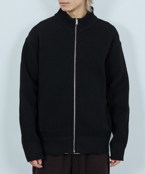 NAVY(ネイビー)の「NAVY アゼドライバーズニット【手洗い可能】(カーディガン/ボレロ・メンズ・ベージュ/ブラック・L/M/S/XL)」の4枚目の写真