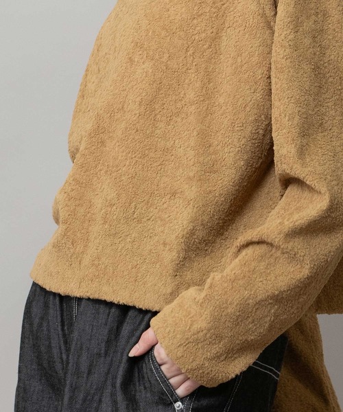 Munich（ミューニック）の「チンチララグランスリーブプルオーバー（Tシャツ/カットソー・レディース・キャメル/ブラック/アイボリー・FREE）」の10枚目の写真