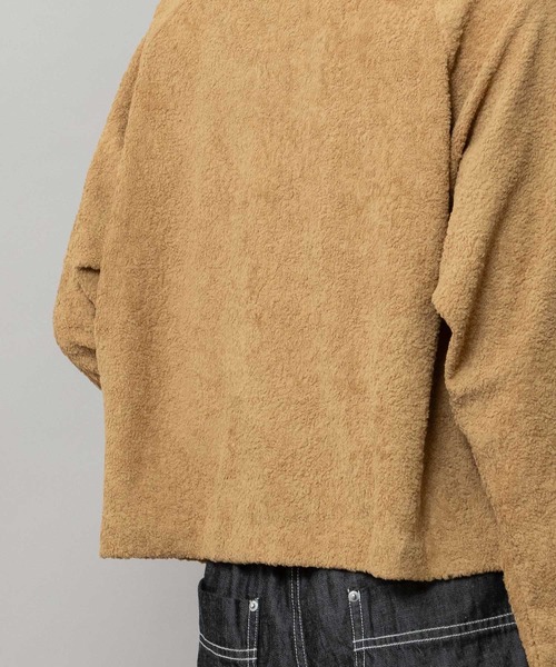 Munich（ミューニック）の「チンチララグランスリーブプルオーバー（Tシャツ/カットソー・レディース・キャメル/ブラック/アイボリー・FREE）」の11枚目の写真